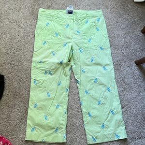 LILLY PULITZER CROPPED PANTS